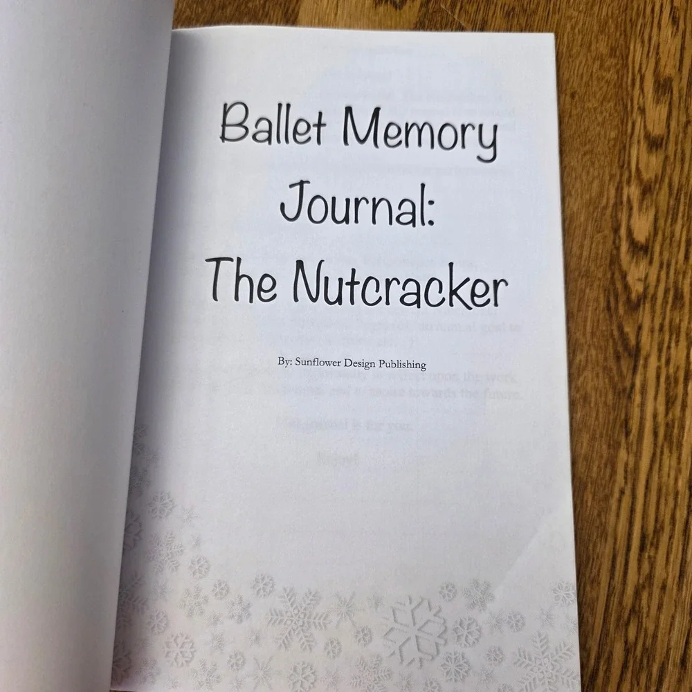 Ballet Memory Journal The Nutcracker‎ Kids Keepsake Book